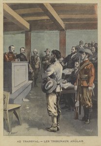 En boer for en britisk domstol i Transvaal