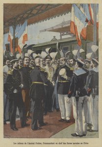Farvel fra admiral Edouard Pottier, chef for franske flådestyrker i Kina