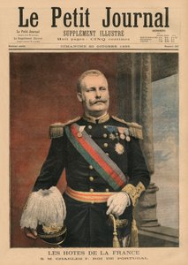 Franske værter, Hans Majestæt Carlos I, Konge af Portugal, forsideillustration fra 