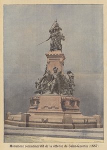 Monument til minde om forsvaret af Saint-Quentin i 1557 af Fortune Louis Meaulle