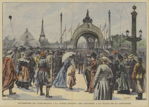 Åbning af 1900 Exposition Universelle i Paris