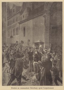 Ovation til major Esterhazy efter hans frifindelse af Fortune Louis Meaulle