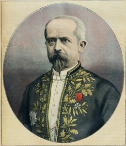 Portræt af guvernør i Algeriet Louis Lepine (kobberstik) af Fortune Louis Meaulle