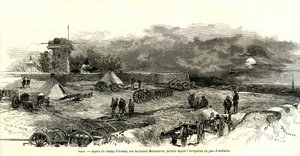Solferino-tårnet blev bygget på Butte Montmartre i Paris i 1859, omtrent hvor den nuværende Sacre-Coeur-basilika ligger. Det hed oprindeligt Malakoff-tårnet, var ca. 25 meter højt og havde 4 etager. Under krigen i 1870 (belejringen af Par af Fortune Louis Meaulle