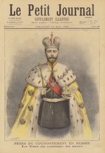 Zar Nikolaj II af Rusland i sine kroningsdragter