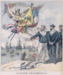 Den fransk-russiske entente, illustration fra 