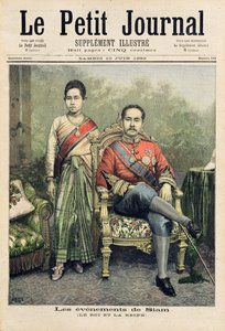 Kongen og Dronningen af Siam, illustration fra 