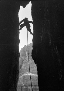 Dolomitterne: bjergbestiger i Dülfer i Cima Grande di Lavaredo