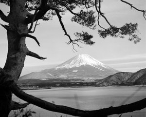 Fuji-bjerget, set fra Motosu-søen