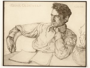 Fotogengivelse af et portræt af Henk Oldewelt af Han van der Kop Henk Oldewelt 1.10.