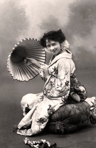 Isabel Jay 1879-1927, operasangerinde og skuespillerinde, 1906.