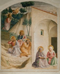 Cella 34: Kristus beder i Getsemane af Fra (c.1387-1455) Angelico