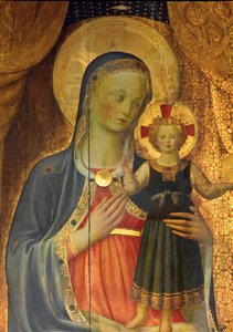 Sankt Maria med barnet af Fra (c.1387-1455) Angelico