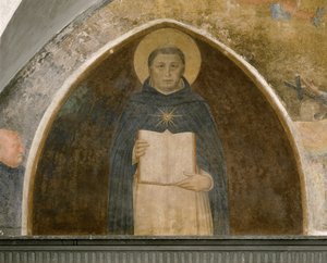 Sankt Thomas Aquinas af Fra (c.1387-1455) Angelico