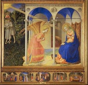 Bebudelsen (maleri på træ) af Fra (c.1387-1455) Angelico