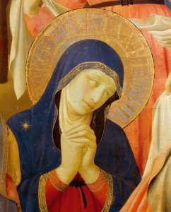 Afsætning fra den hellige treenigheds kors eller altertavle, omkring 1432, af Giovanni da Fiesole kendt som Fra Angelico (1400-cirka 1455), tempera på træ af Fra (c.1387 1455) Angelico