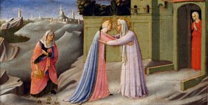 The Visitation (altertavle), maleri af Fra Angelico, c.1440