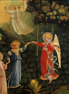 Den sidste dom: de udvalgtes dans i Paradis. (tempera på træ
