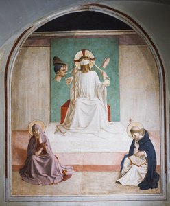 Hån mod Kristus med Maria og St. Dominic