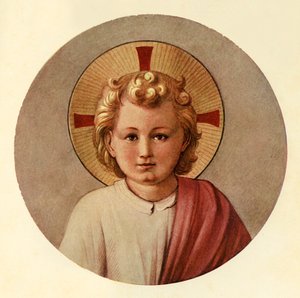 The Infant Christ, 1400-tallet, c1909 af Fra Angelico