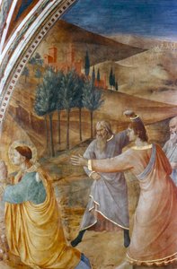 Steningen af St Stephen, midten af det 15. århundrede af Fra Angelico