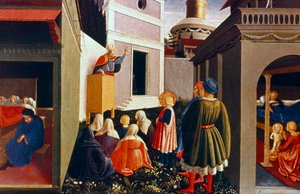 Sankt Nikolaus kaldelse, 1437 af Fra Angelico
