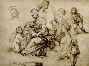 Studer på en Madonna af Fra Bartolomeo