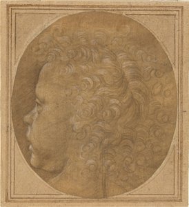 Hoved af et barn [recto] af Fra Bartolommeo