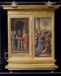 Præsentation i templet og fødselaren, ca. 1497 (tempera på panel)