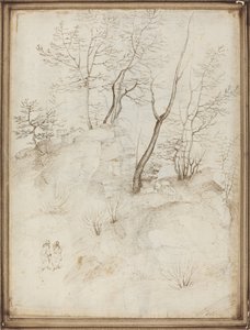 To brødre på en bakkeskråning [recto] af Fra Bartolommeo