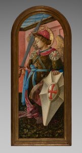 Panel fra en Triptykon: Ærkeenglen Michael af Fra Filippo Lippi