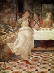 Salome danser ved Herodes-festen, detalje af fresko-cyklussen af SS