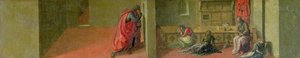St. Nicholas skænker tre fattige jomfruer med sin arv (i Martelli-kapellet)(panel) af Fra Filippo Lippi