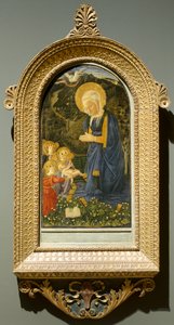 Jomfru og barn med engle, ca. 1460. af Fra Filippo Lippi