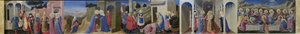 Predella af altertavlen Bebudelsen, ca. 1433-1434. af Fra Giovanni Angelico da Fiesole