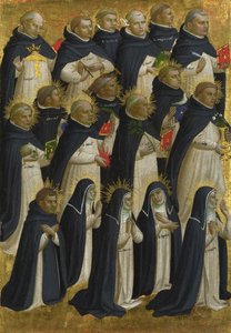 Det dominikanske velsignede panel fra Fiesole San Domenico altertavle, ca. 1423-1424 af Fra Giovanni Angelico da Fiesole