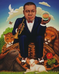Its a Wonderful World (Louis Armstrong) 2006 (olie og tempera på panel)
