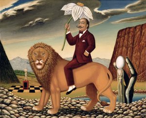 The Metamorphosis of a Narcissist, 1999 (olie og tempera på panel)