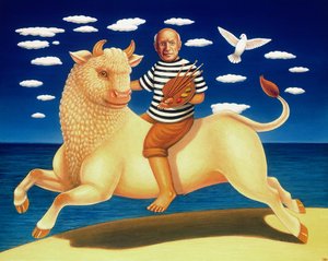 Yo Picasso, 2003 (olie og tempera på panel)