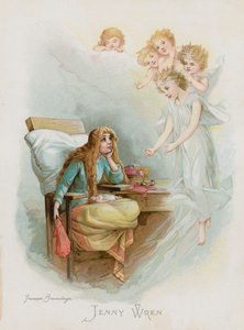 Jenny Wren (chromolitho) af Frances Brundage