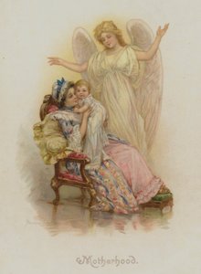 Moderskab (chromolitho) af Frances Brundage