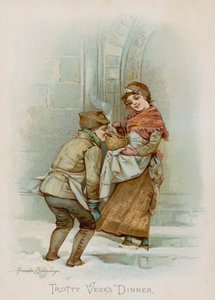 Trotty Vecks middag (chromolitho) af Frances Brundage
