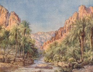 The Gates of the Desert (farvelitografi) af Frances Nesbitt