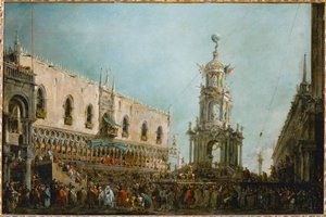 Skærtorsdagsfesten i Venedig, Italien ...