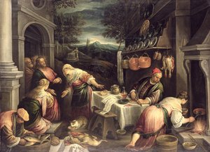 Jesus med Maria og Martha,