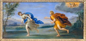 Apollon et Daphne - Apollon og Daphne ... af Francesco Albani