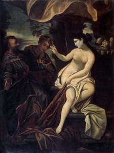 Susanna og de ældres. af Francesco Albani