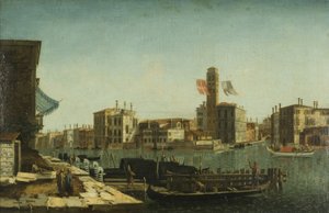 Udsigt over Canal Grande, Venedig, ca. 1743 (olie på lærred)
