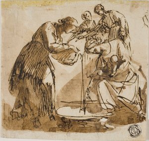 Jomfruens fødsel af Francesco Allegrini
