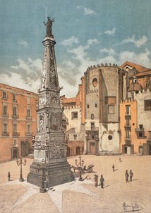 San Domenico Maggiore-pladsen i Napoli